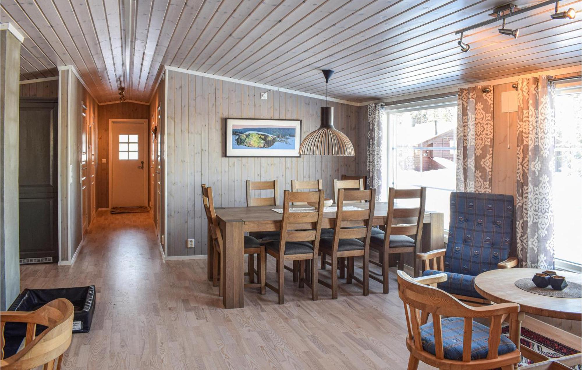 Lovely Home In Sjusjoen With Kitchen Eksteriør billede